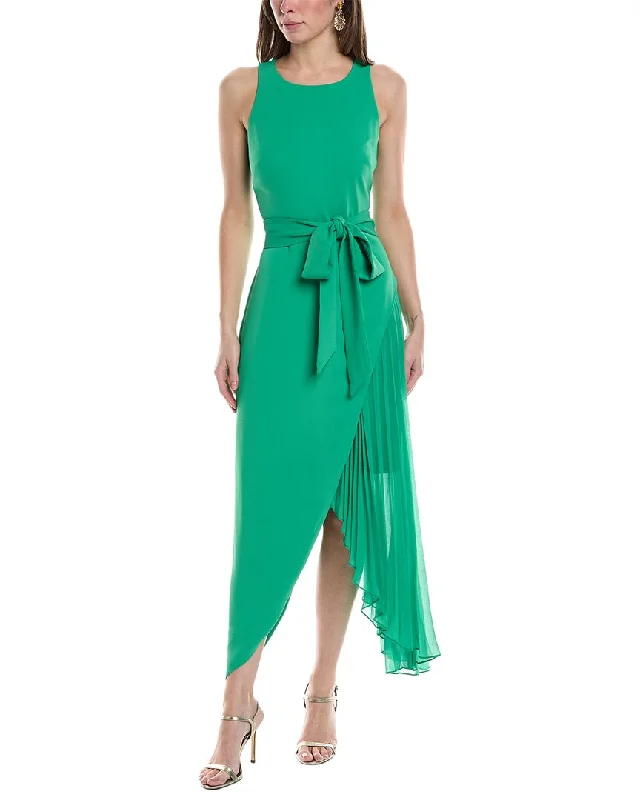 Badgley Mischka Asymmetric Midi Dress Chic Bohemian Midi Dress