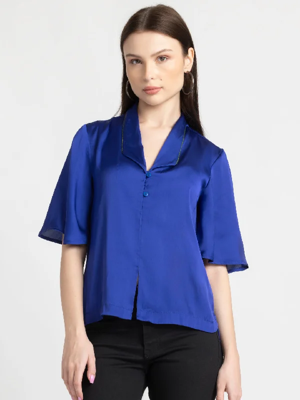 Eleanour shirt Cozy Loose Fit Short Sleeve