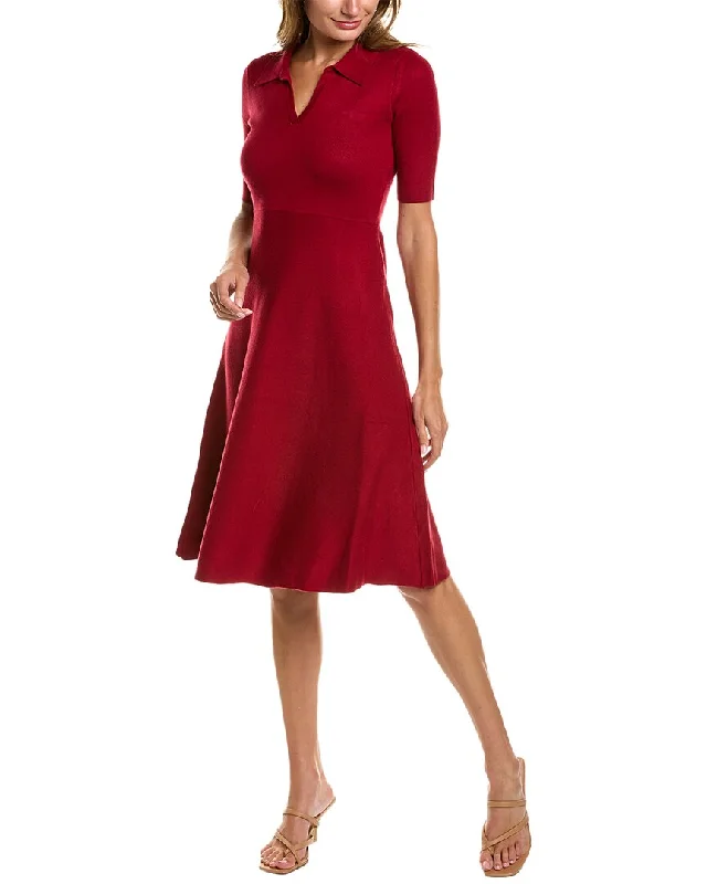 Elie Tahari Polo Midi Dress Fashionable Shift Midi Dress