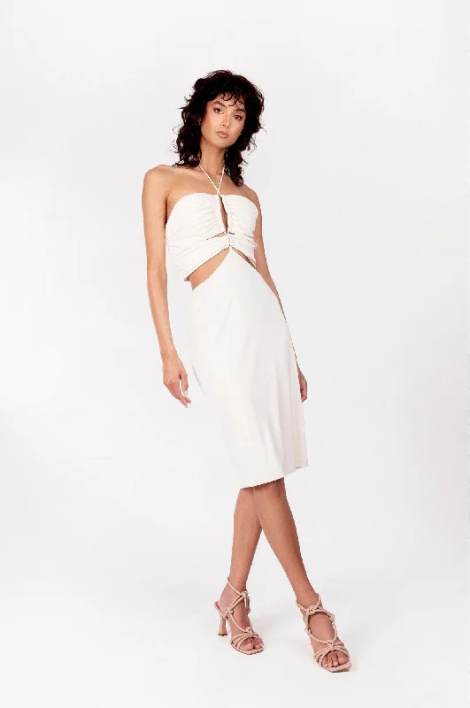 Equinox Midi Dress Elegant Sleeveless Midi Dress