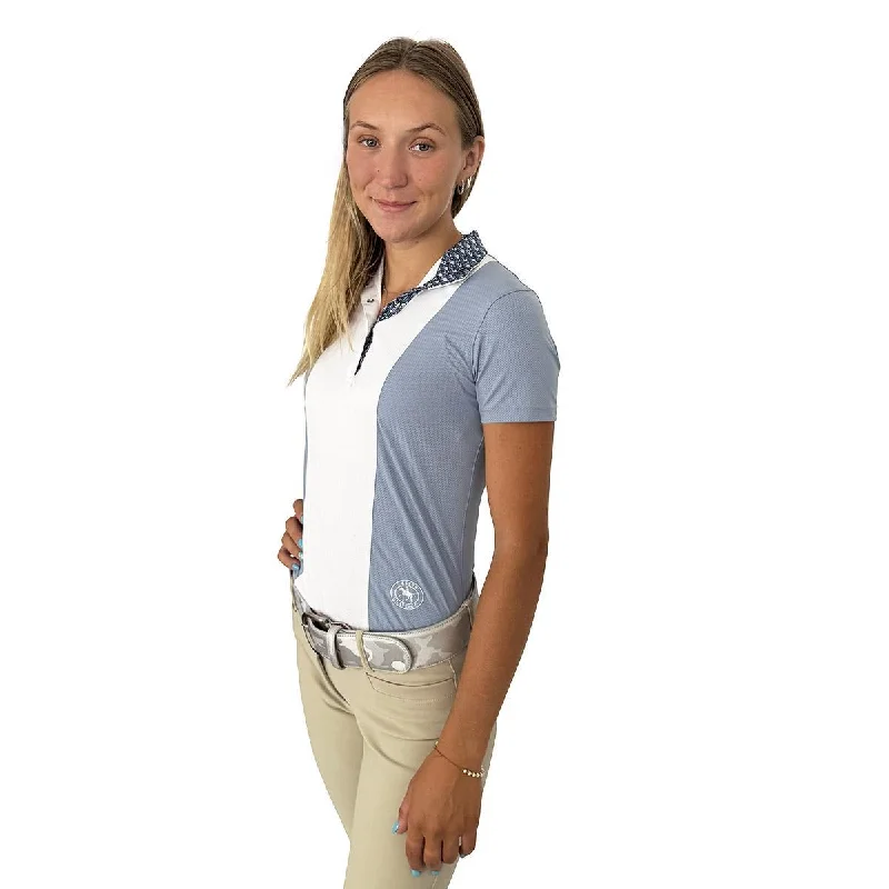 Essex Classics Ladies "Looking Back" Luna Performance Short Sleeve Show Shirt Classic Basic Short Shirt