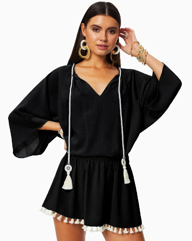 Katana Coverup Mini Dress Elegant Vintage Mini Dress