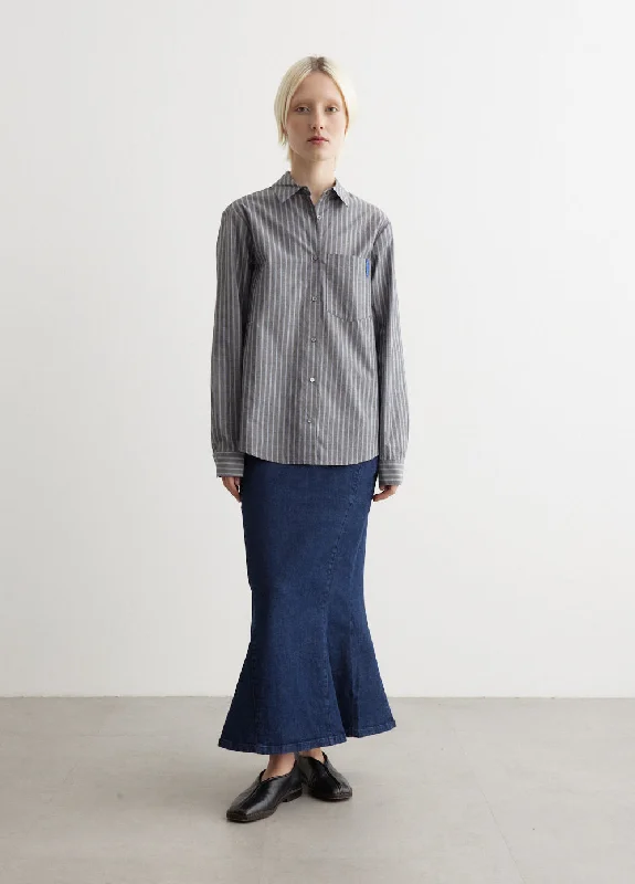 Maiko Shirt Elegant Off-Shoulder Short Shirt