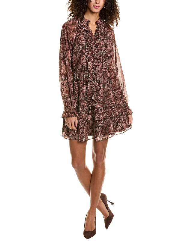 Rachel Parcell Tiered Mini Dress Comfortable Smocked Mini Dress