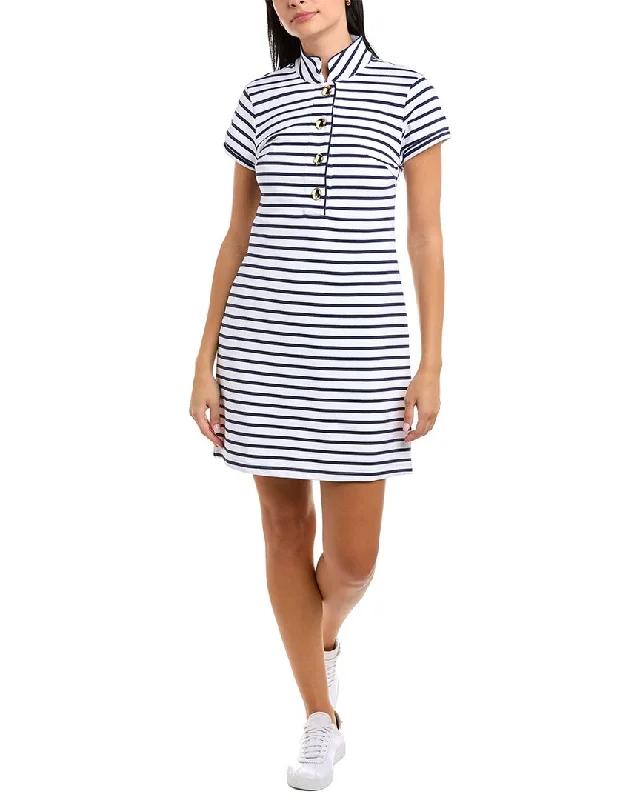 Sail to Sable Button Front Mini Dress Trendy A-Line Mini Dress