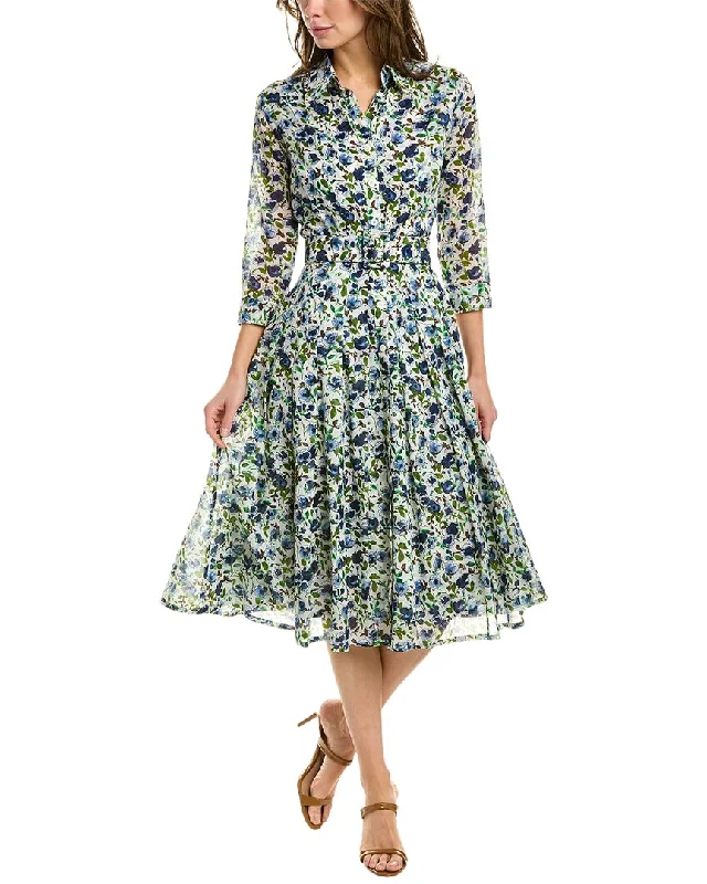 Samantha Sung Audrey Midi Dress Elegant Floral Midi Dress