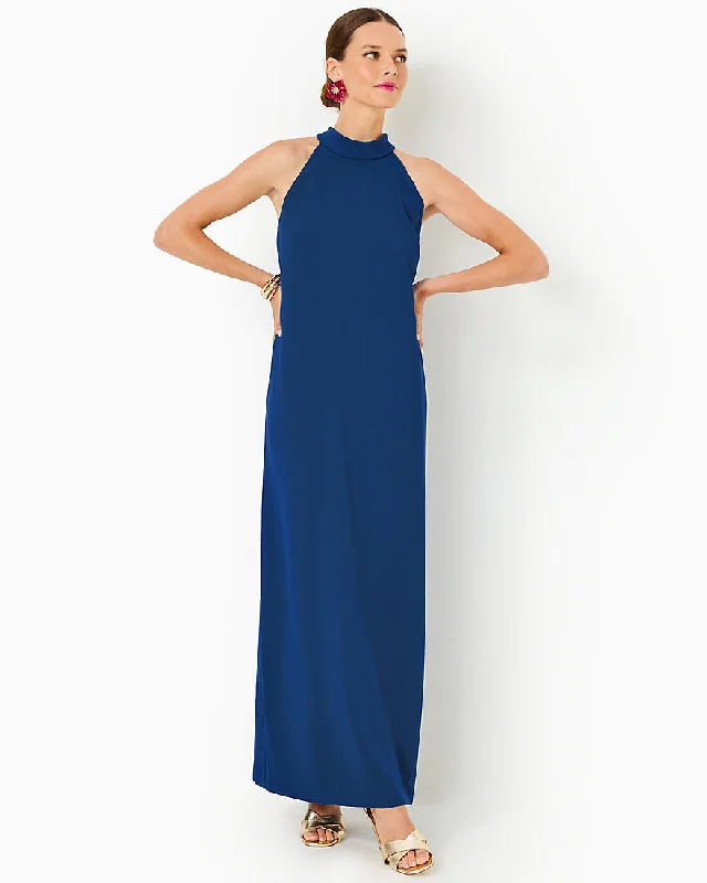 Alaric Maxi Dress Elegant Wraparound Maxi Dress