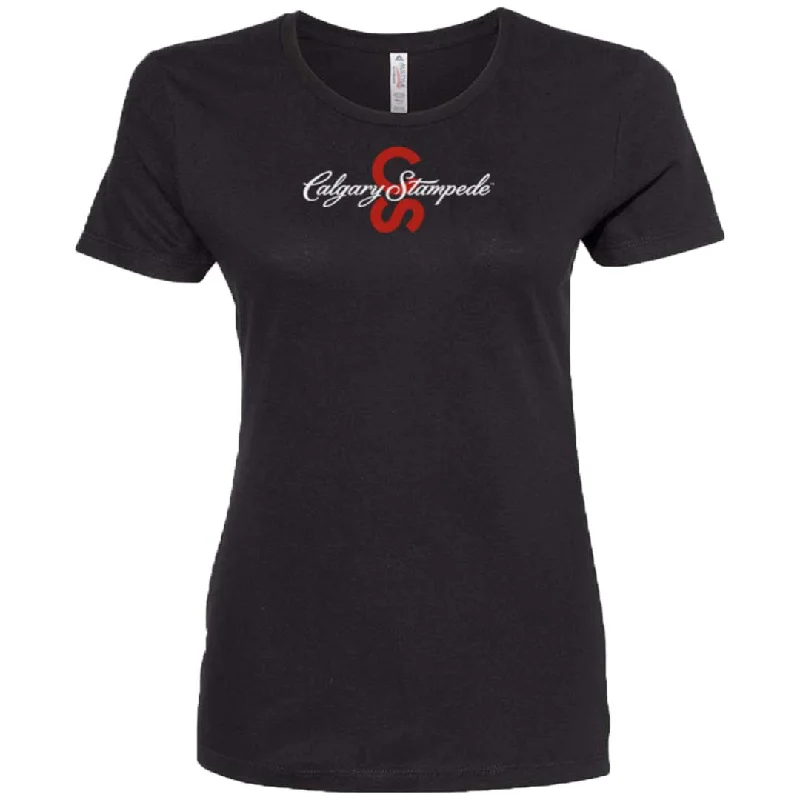 Calgary Stampede Women's Logo T-shirt Lace Blend Ribbed Blend Corduroy Blend