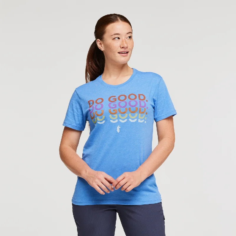 Do Good Repeat T-Shirt - Womens Terry Blend Velvet Blend Canvas Blend