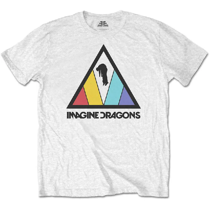 Imagine Dragons Kids T-Shirt: Triangle Logo V-Neck T-Shirt Long Sleeve Cotton