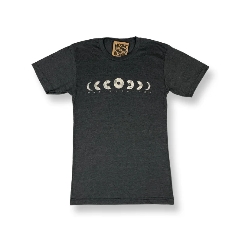 Moon Phases T-Shirt Zippered Front Buttoned Front Snap Front