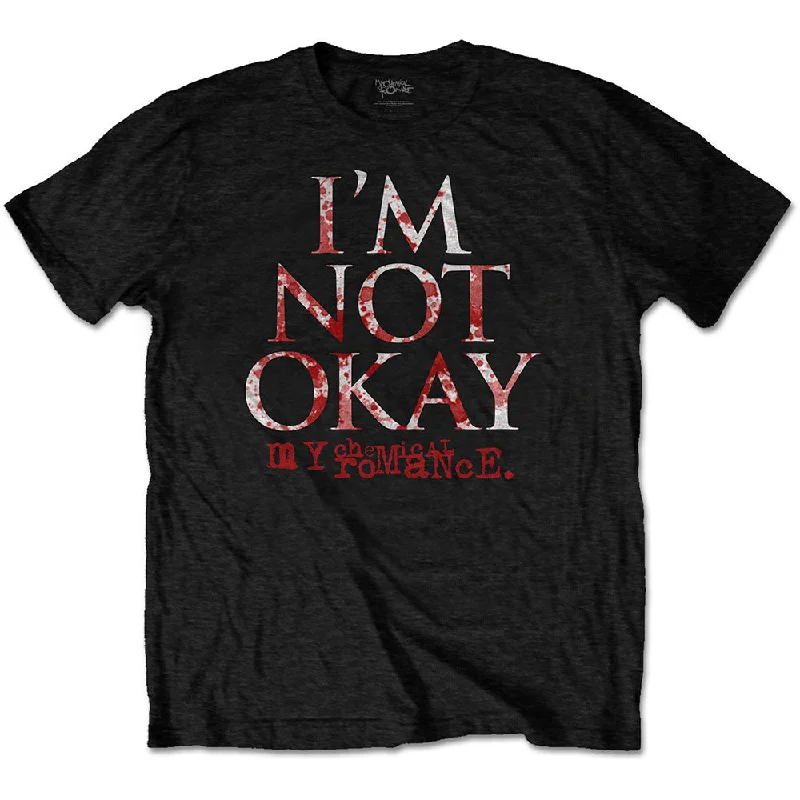 My Chemical Romance | Official Band T-shirt | I'm Not Okay Polka Dot Checkered Tartan