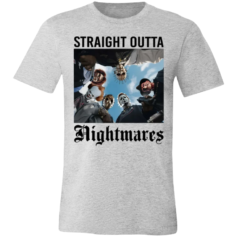 Nightmares 3 Unisex BC Tee Graphic T-Shirt Round Neck Polyester