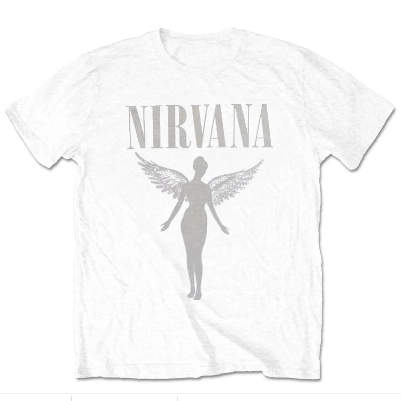 Nirvana | Official Band T-shirt | In Utero Tour (Back Print) Welt Pockets Slit Pockets Flap Pockets