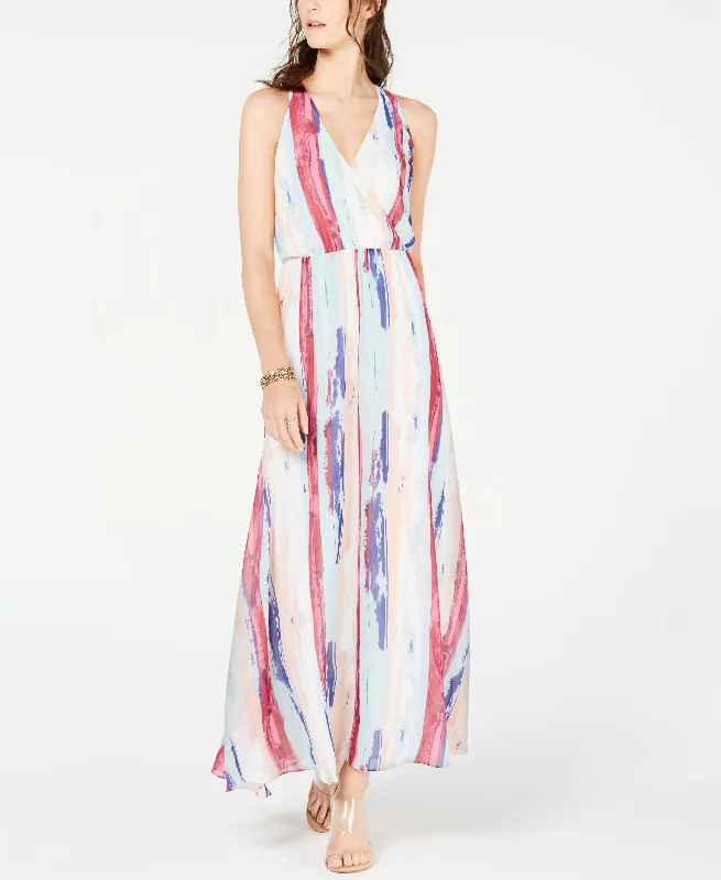 Petite Rainbow Maxi Dress Cozy Knit Maxi Dress