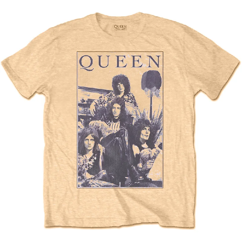 Queen | Official Band T-shirt | Vintage Frame Polka Dot Checkered Tartan