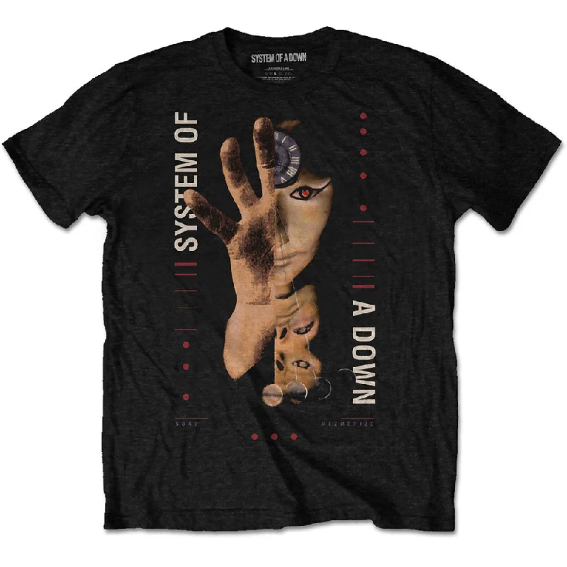 System Of A Down | Official Band T-shirt | Pharoah Striped Floral Plaid