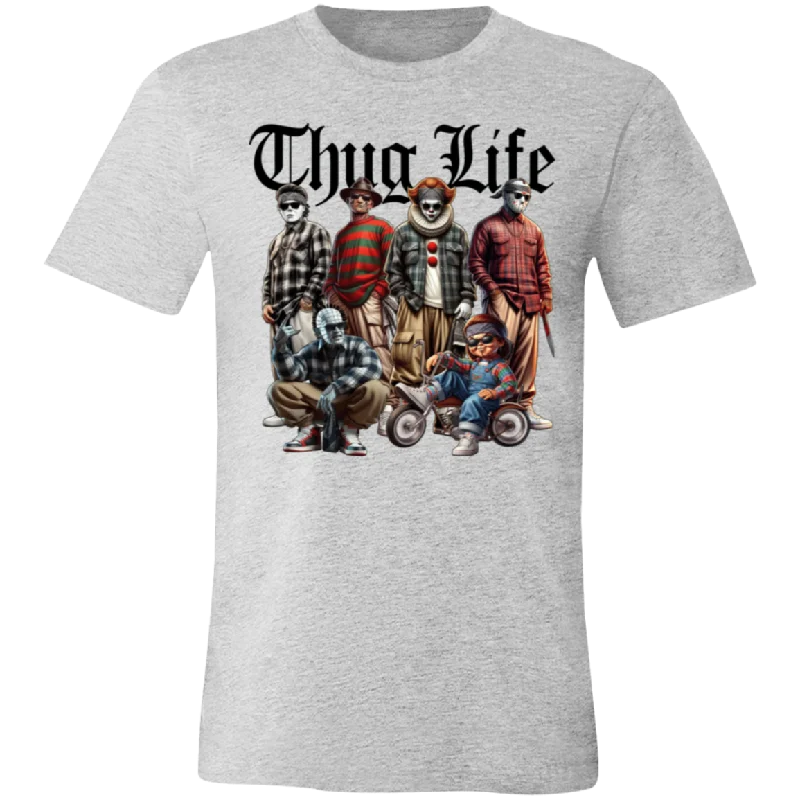 Thug Life Chill Unisex BC Tee Zippered Front Buttoned Front Snap Front