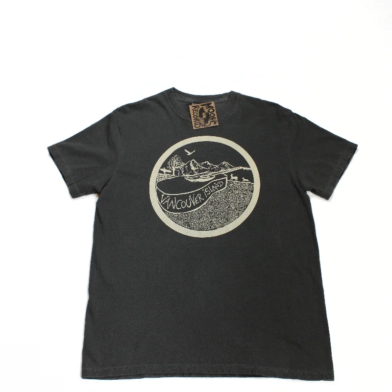 Vancouver Island Guitar T-Shirt Mesh Blend Leather Blend Suede Blend