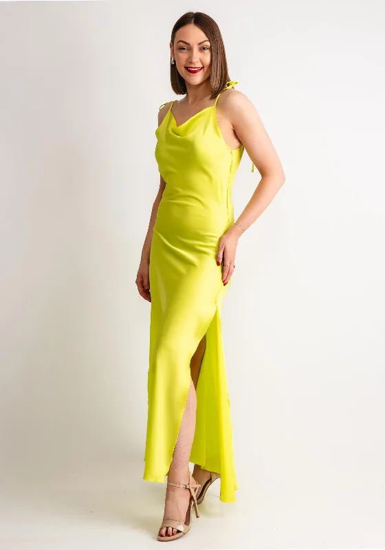 Vero Moda Kyra Singlet Maxi Dress, Wild Lime Cozy Wrap Maxi Dress