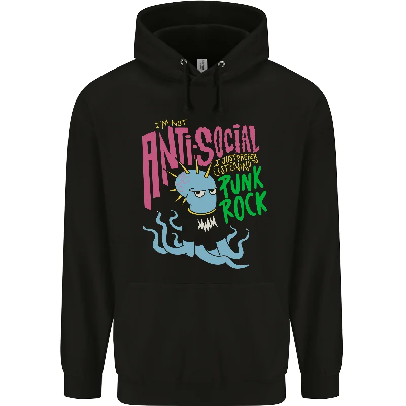Antisocial Punk Rock Skinhead Octopus Mens 80% Cotton Hoodie Hoodie with Hood Adjustable Protection Antisocial Punk Rock Skinhead Octopus Mens 80% Cotton Hoodie Hoodie with Hood Adjustable Protection