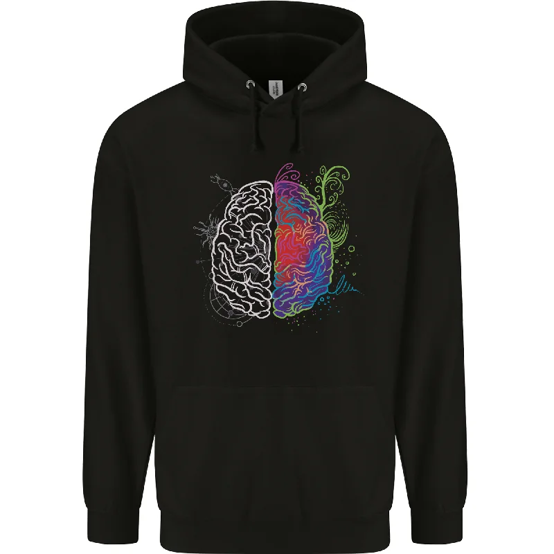 Artistic Technical Brain Artist Engineer Mens 80% Cotton Hoodie Hoodie with Drop Shoulder Relaxed Streetwear