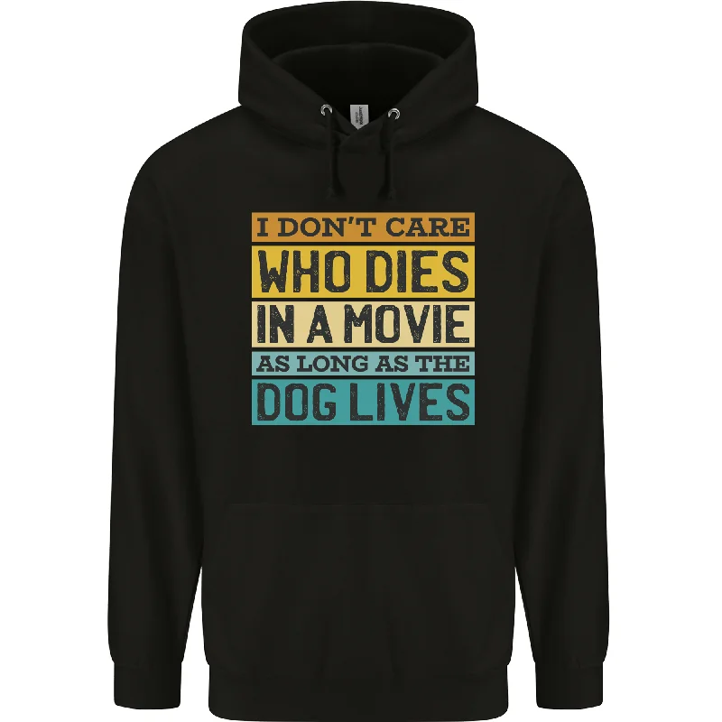 As Long as the Dog Lives Funny Movie Mens 80% Cotton Hoodie Hoodie with Side Slits Relaxed Casual