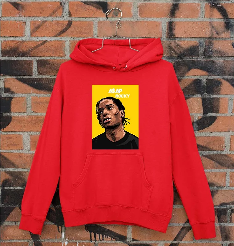 Asap Rocky Unisex Hoodie for Men/Women Hoodie with Hem Elastic Stretchable Comfortable