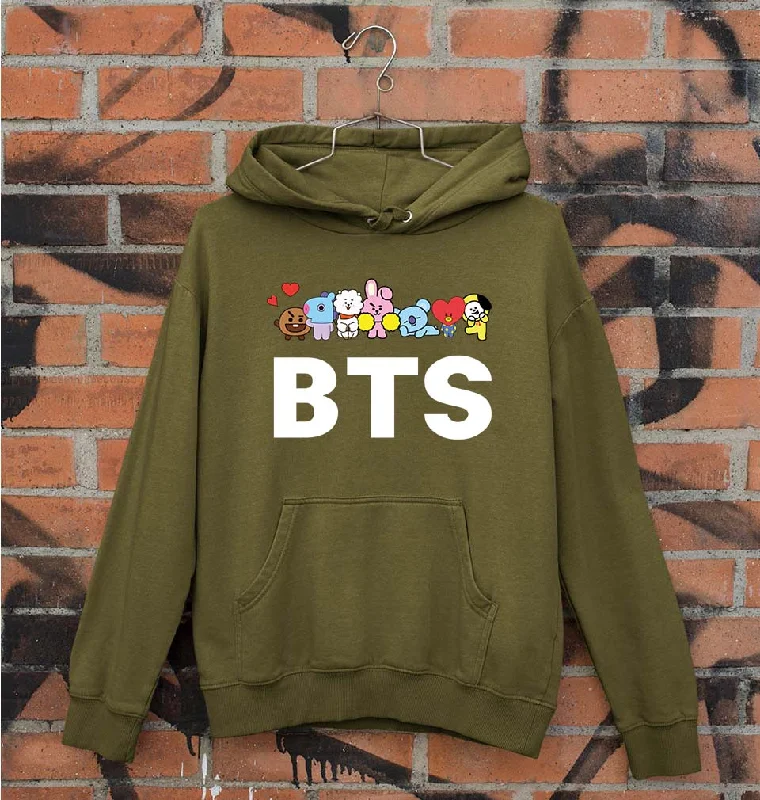 BTS Unisex Hoodie for Men/Women Hoodie with Relaxed Fit Easy Casual