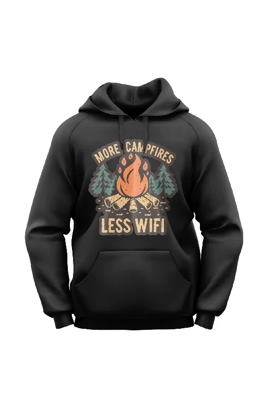 "Campfire Connection" Eco-Friendly Lightweight Unisex Hoodie Hoodie with Back Slit Movement Comfort "Campfire Connection" Eco-Friendly Lightweight Unisex Hoodie Hoodie with Back Slit Movement Comfort