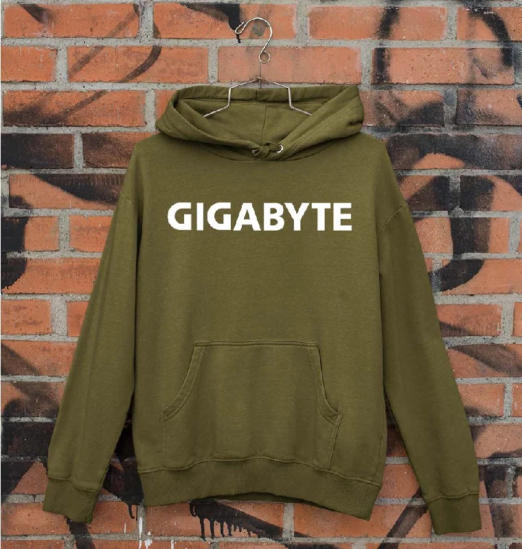 Gigabyte Unisex Hoodie for Men/Women Hoodie with Strings Custom Fit Adjustable