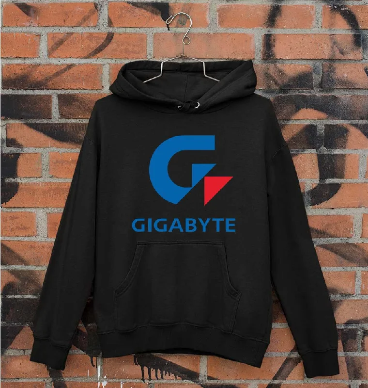 Gigabyte Unisex Hoodie for Men/Women Hoodie with Thumb Holes Functional Cozy