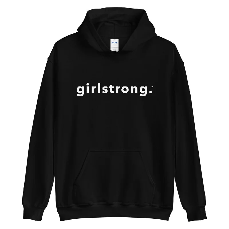 THE ESSENTIAL UNISEX HOODIE BLACK Hoodie with Strings Custom Fit Adjustable