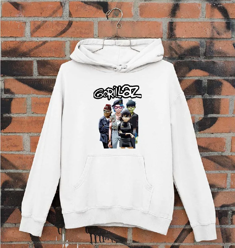 Gorillaz Unisex Hoodie for Men/Women Hoodie with Snap Buttons Easy Quick