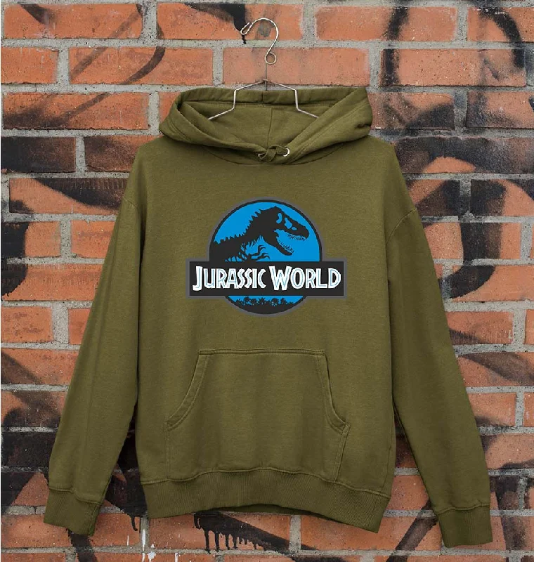 Jurassic World Unisex Hoodie for Men/Women Hoodie with Velcro Closure Adjustable Secure