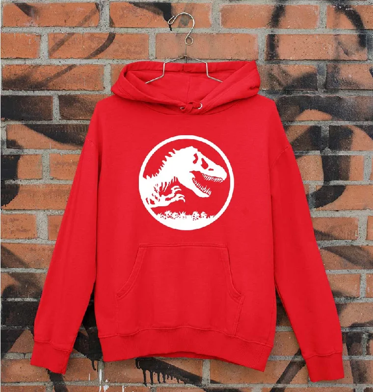 Jurassic World Unisex Hoodie for Men/Women Hoodie with Mock Neck Collared Structured