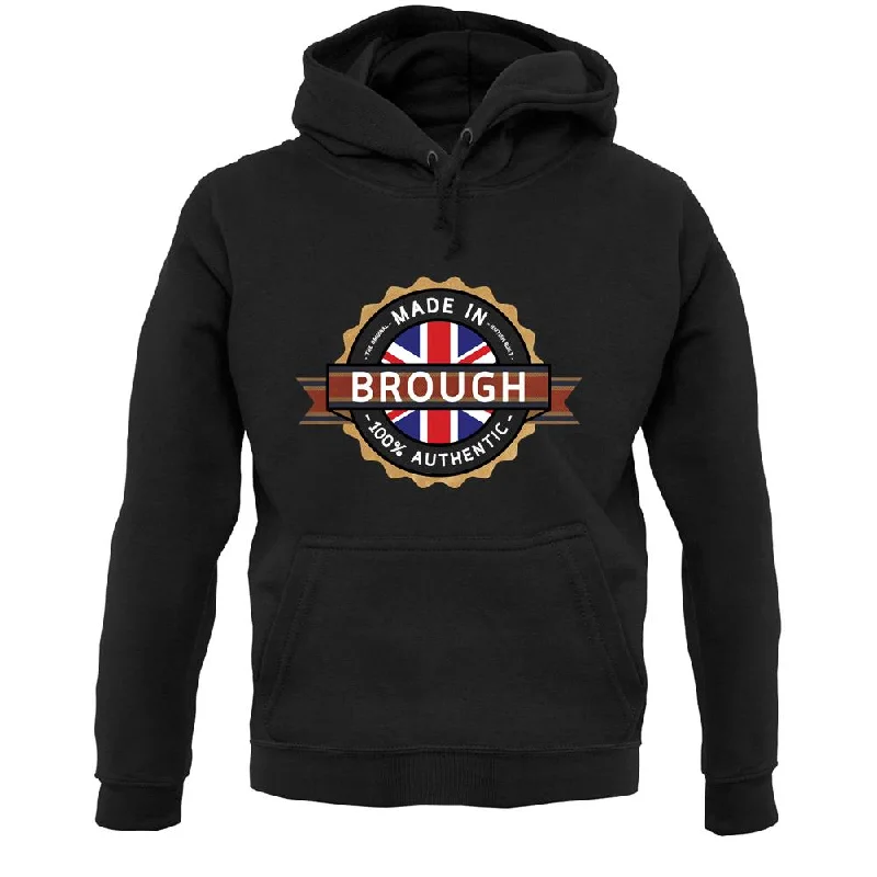 Made In Brough 100% Authentic Unisex Hoodie Hoodie with Contrast Stitching Detailed Premium