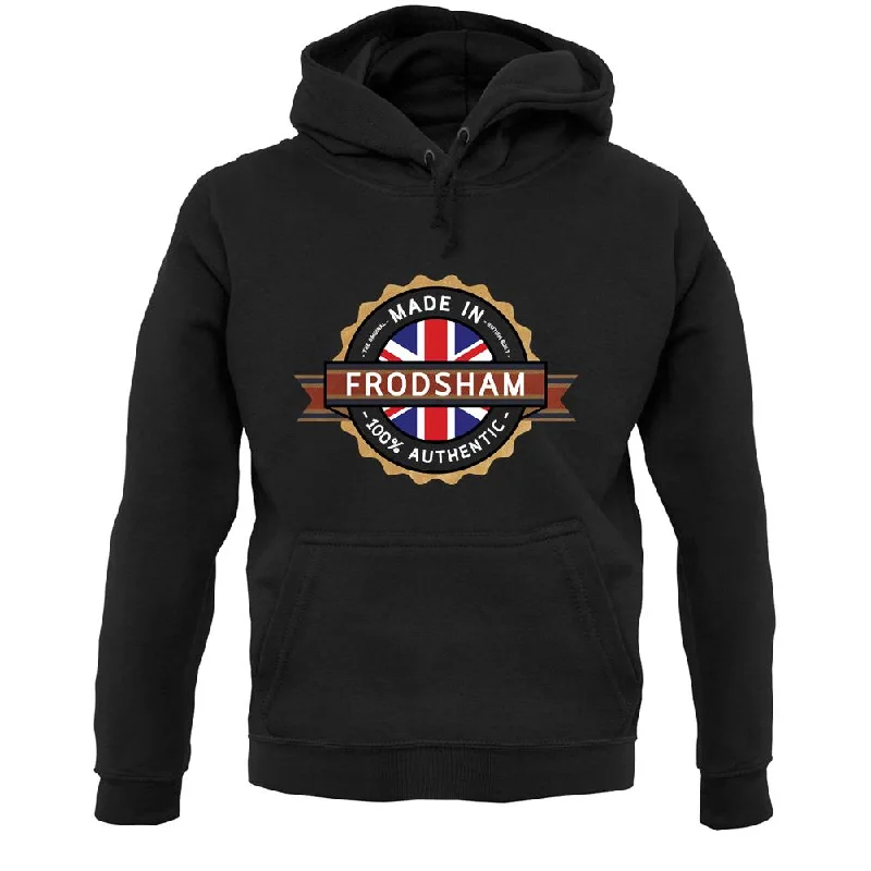 Made In Frodsham 100% Authentic Unisex Hoodie Hoodie with Hem Lace Feminine Delicate Made In Frodsham 100% Authentic Unisex Hoodie Hoodie with Hem Lace Feminine Delicate