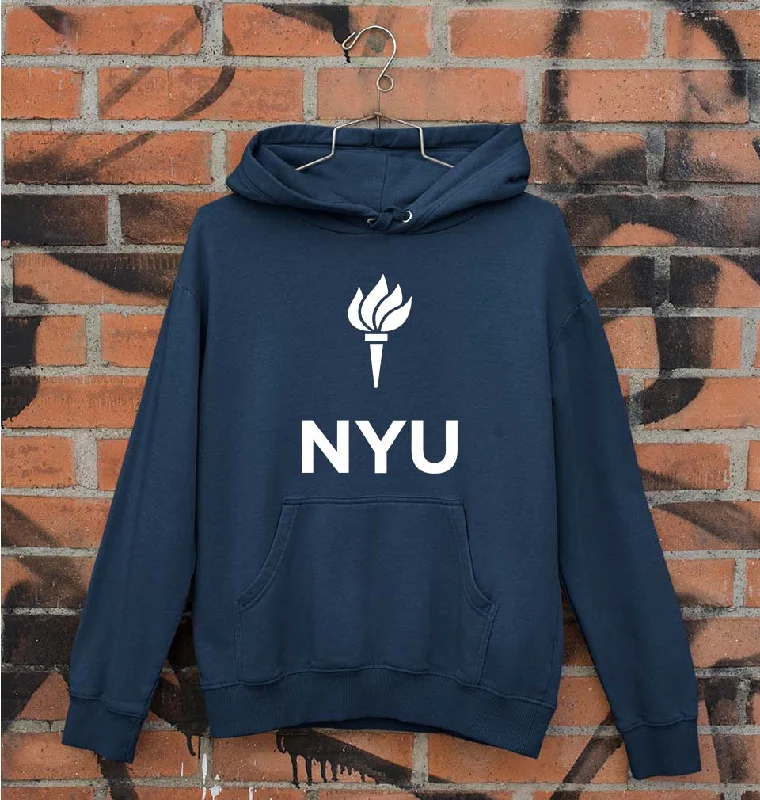 New York University Unisex Hoodie for Men/Women Hoodie with Elastic Cuffs Stretchable Comfortable