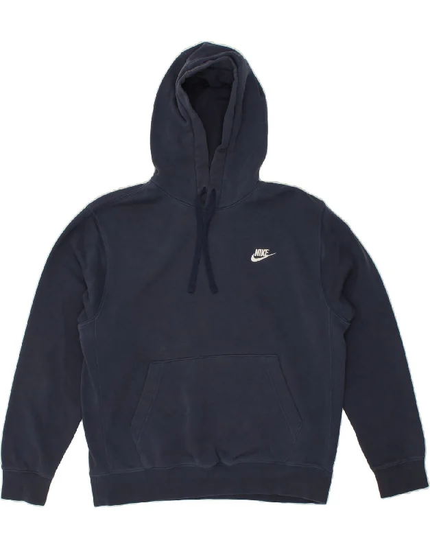 NIKE Mens Hoodie Jumper Medium Navy Blue Cotton Hoodie with Camouflage Military Edgy NIKE Mens Hoodie Jumper Medium Navy Blue Cotton Hoodie with Camouflage Military Edgy