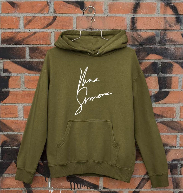 Nina Simone Unisex Hoodie for Men/Women Hoodie with Double Zipper Versatile Adjustable Nina Simone Unisex Hoodie for Men/Women Hoodie with Double Zipper Versatile Adjustable
