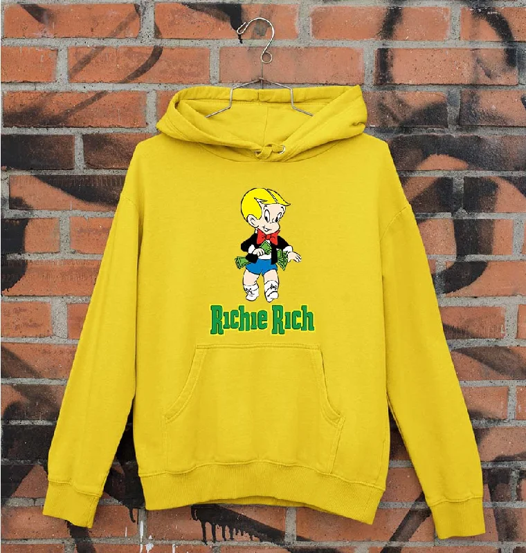 Richie Rich Unisex Hoodie for Men/Women Hoodie with Ribbed Neckline Snug Warm