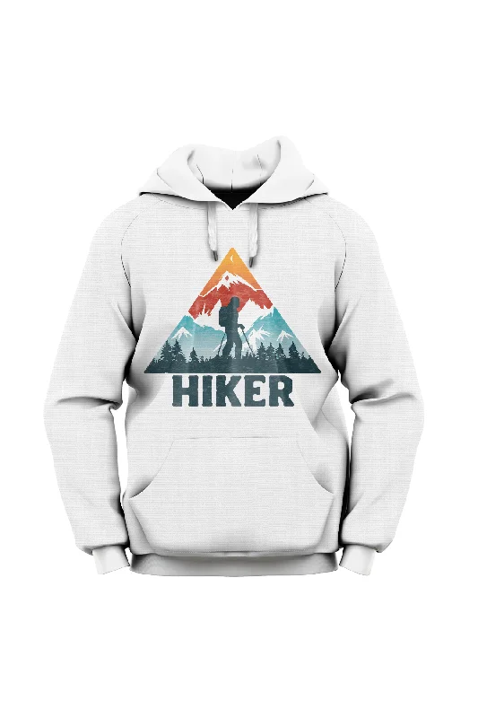 The "Hiker" Lightweight Eco-Friendly Unisex Hoodie Hoodie with Embroidery Detailed Premium The "Hiker" Lightweight Eco-Friendly Unisex Hoodie Hoodie with Embroidery Detailed Premium