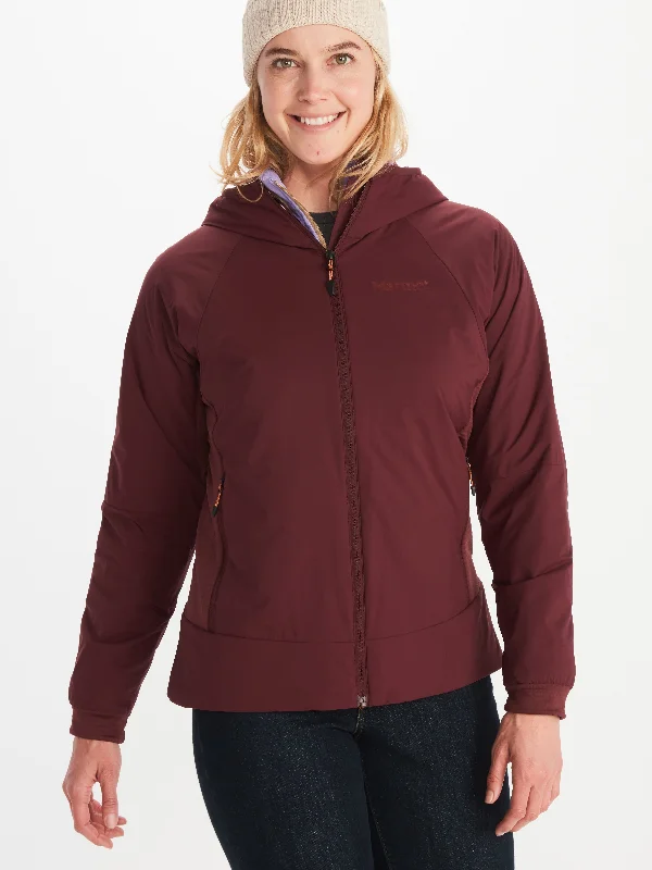 Wm's Novus LT Hybrid Hoody Hoodie with Back Slit Movement Comfort