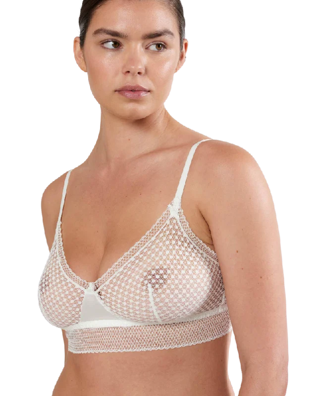 Bella Soft Triangle Bra, Ivory Sexy Underwire Bra