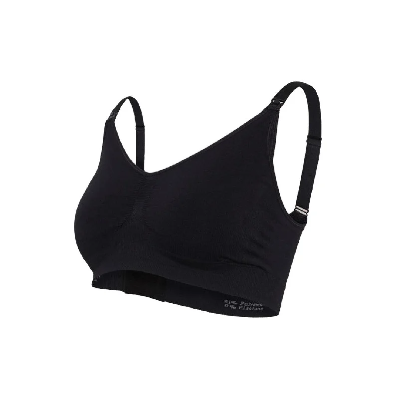 Carriwell Original Maternity + Nursing Bra - Black Soft Cotton Bra