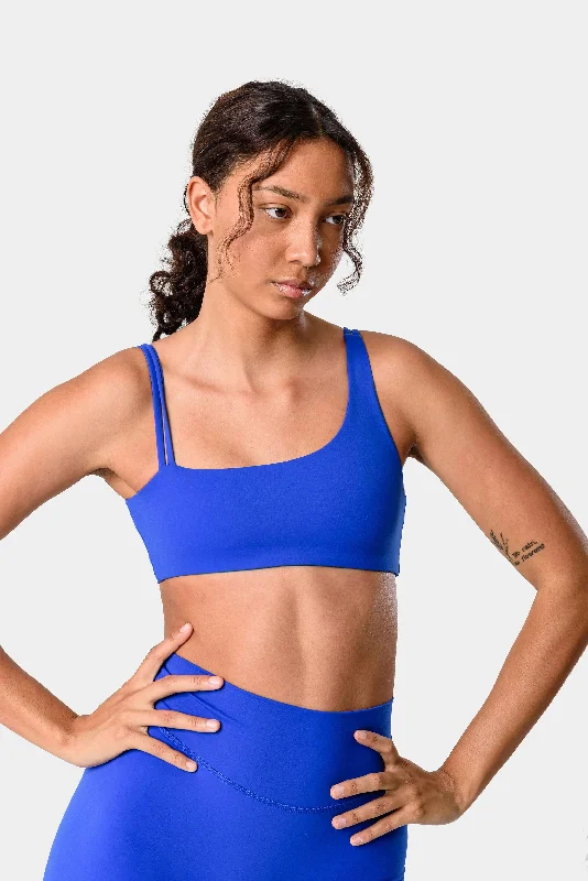 Ivy Sports Bra - Galactic Cobalt Comfortable Lace Bralette