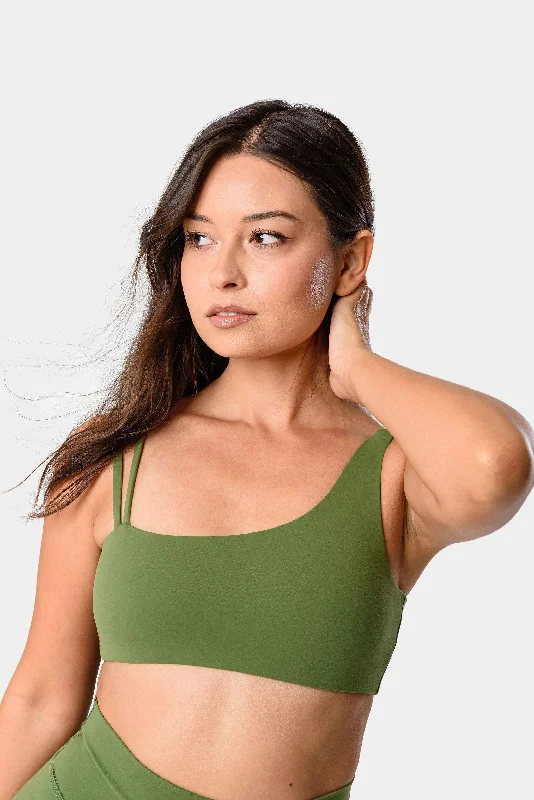 Ivy Sports Bra - Jade Green Cozy Sleep Bra