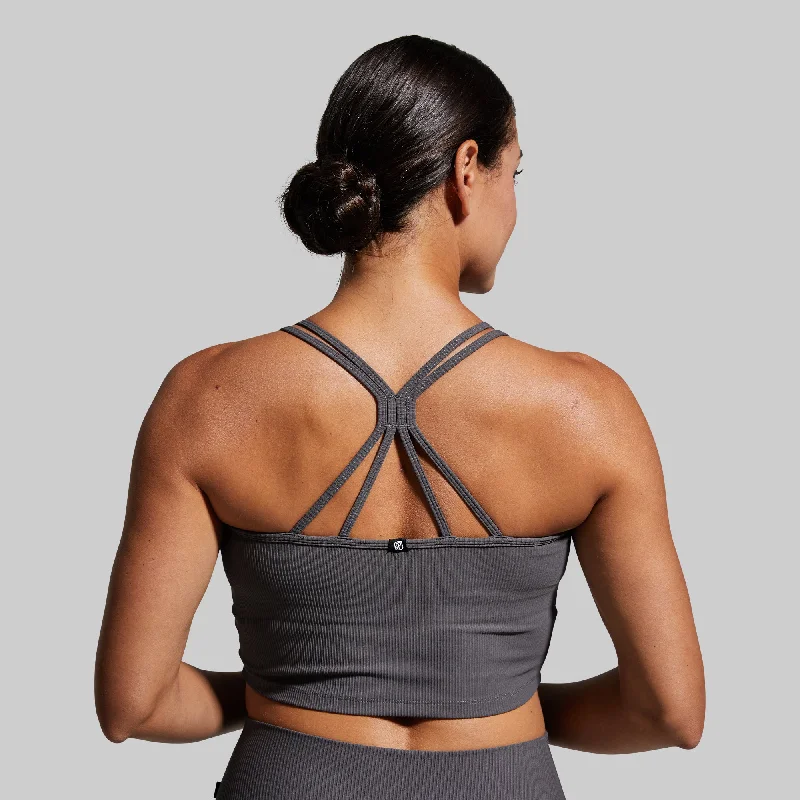 Limitless Sports Bra (Dark Grey) Versatile Bralette Set