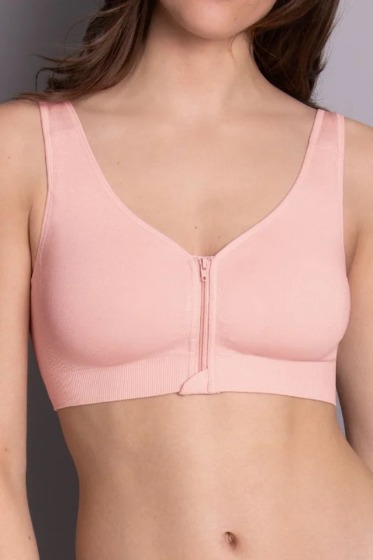 Lynn Post Mastectomy Front Zip Bra In Lotus - Anita Soft Strapless Bra